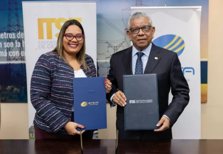 La Empresa de Transmisión Eléctrica S.A., (ETESA) y el Instituto Técnico Superior Especializado (ITSE) firman Convenio Marco de Cooperación Técnica. Foto: Cortesía