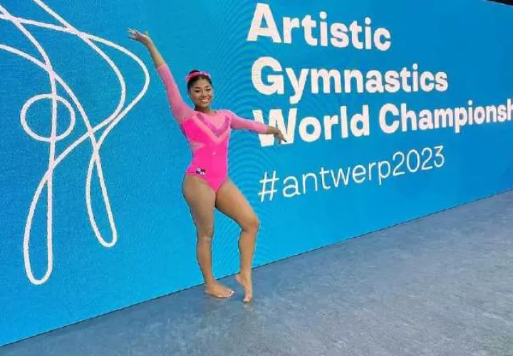 La gimnasta Hillary Heron, clasificó a los Juegos Olímpicos.  Foto: EFE
