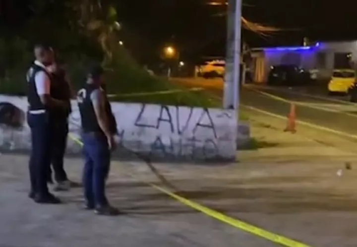 El lugar donde se dio el ataque fue acordonado con cinta amarilla por parte de la Policía Nacional. Foto / Diómedes Sánchez.