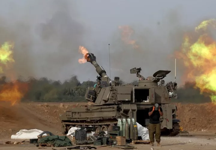 Israel afirma haber abatido a "numerosos" miembros de Hamás en unos 450 ataques en Gaza. Foto: EFE