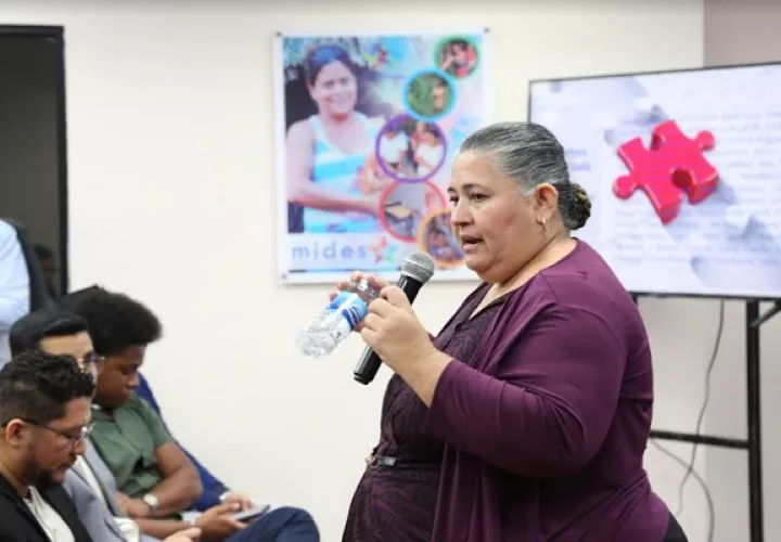 La licenciada Mónica Romero durante la presentación de los resultados. Foto: Cortesía/Senacyt