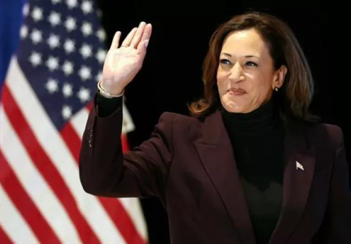 La vicepresidenta de EE.UU. Kamala Harris. Foto: EFE