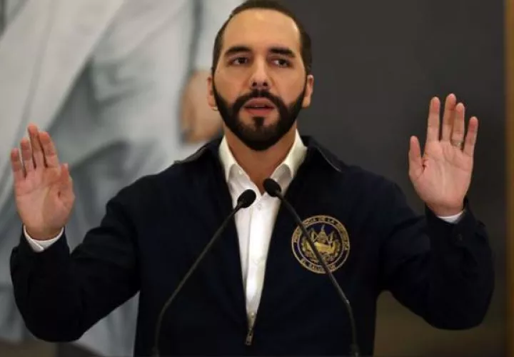 El presidente de El Salvador, Nayib Bukele. Foto: EFE