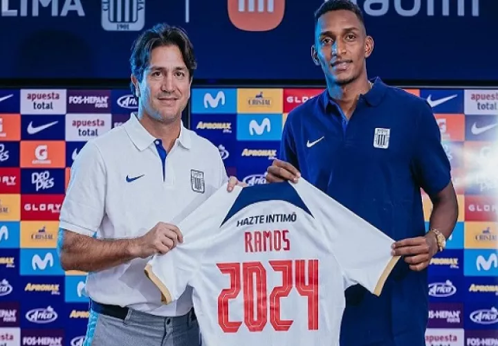 El panameño Jiovany Ramos fue presentado por Alianza, Lima. Foto:Instagram