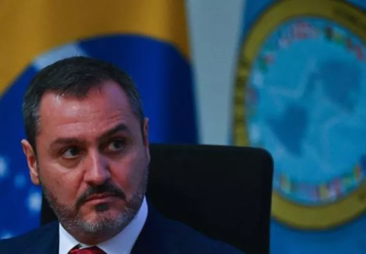 El director general de la Policía Federal de Brasil y secretario general de Ameripol, Andrei Rodrigues. Foto: EFE