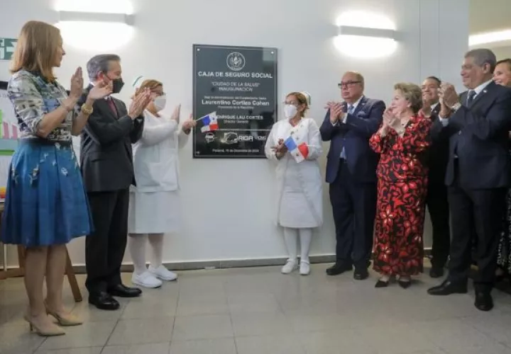 Inauguración de la Ciudad de la Salud. Foto: Cortesía Presidencia