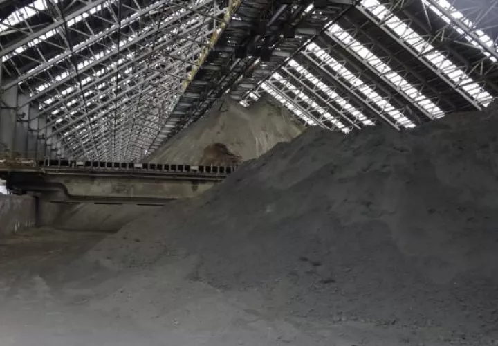  132 mil toneladas de concentrado de cobre en bodegas de Minera Panamá. Foto: Víctor Arosemena