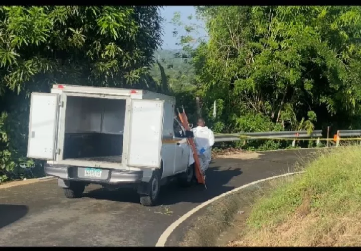 El cuerpo de Carlos Rodríguez, fue enviado a la Morgue Judicial de Colón. Foto. Diomedes Sánchez