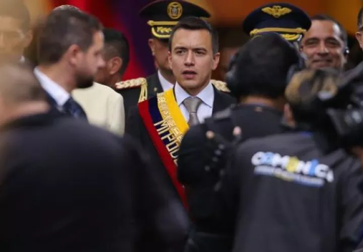 El presidente de Ecuador, Daniel Noboa. Foto: EFE