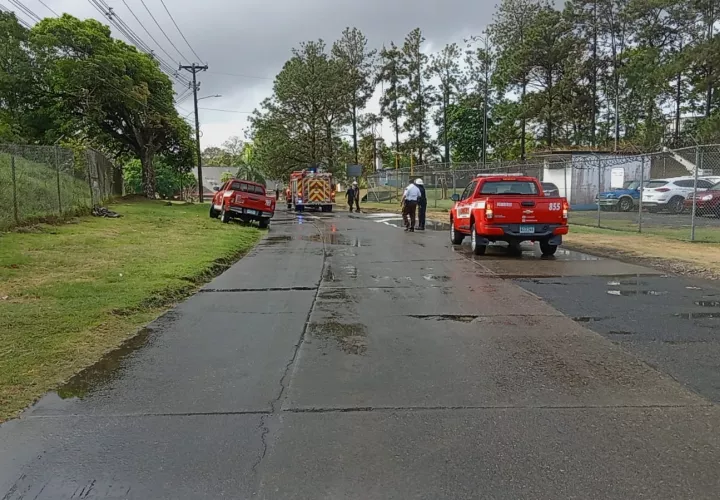 Lugar donde ocurrió el derrame de la sustancia. Foto/Diomedes Sánchez