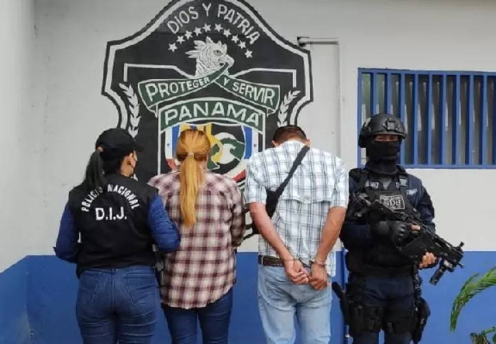 La mujer de origen dominicano, fue detenida en una residencia en El Llano de Arraiján. Foto. Proteger y Servir