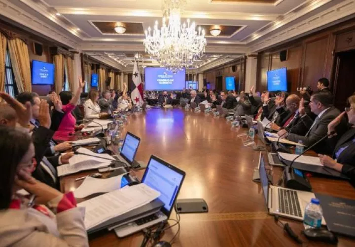 Consejo de Gabinete. Foto: Cortesía Presidencia