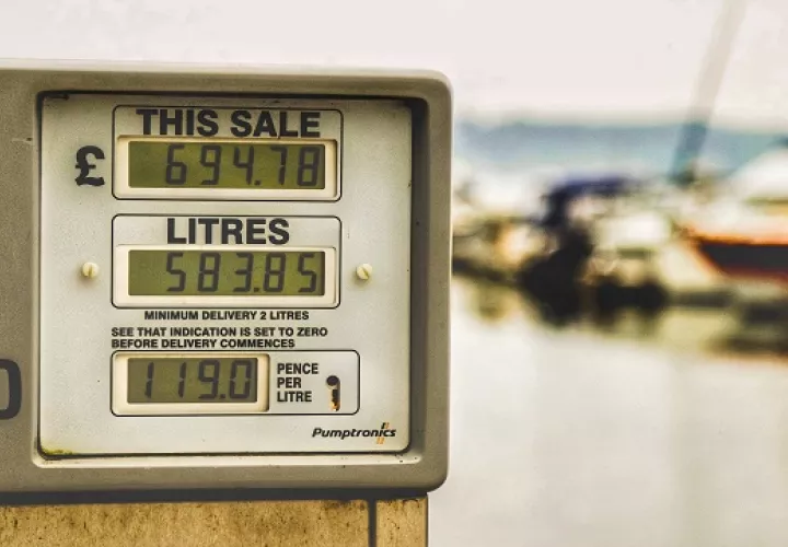 Fue en la tarde cuando los conductores utilizaron más el subsidio del combustible. Foto ilustrativa