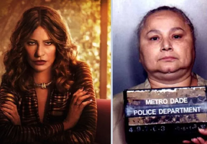 Sofía Vergara como 'Griselda' y Griselda Blanco. Fotos: Netflix/Internet