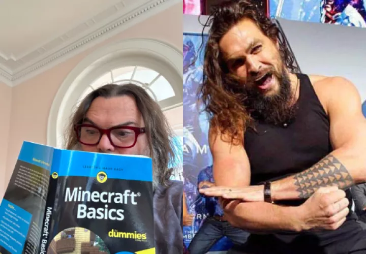 Jack Black y Jason Momoa. Foto: Instagram / Archivo 