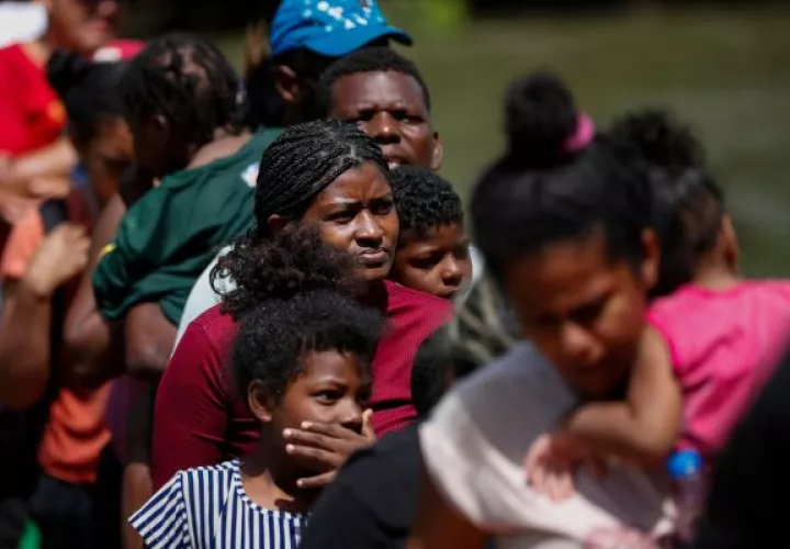 A Panamá llegaron en 2023 más de 520,00 migrantes en tránsito hacia Norteamérica tras cruzar la jungla del Darién. Foto: EFE