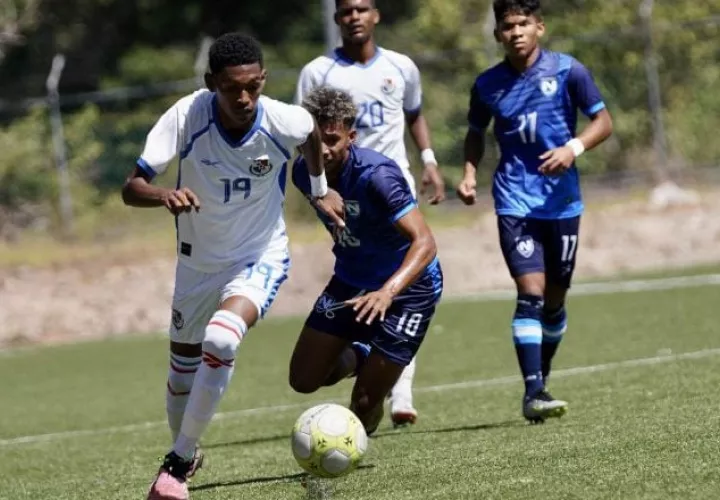 Panamá goleó a Nicaragua 4-0 en Uncaf Sub-19. Foto: Fepafut