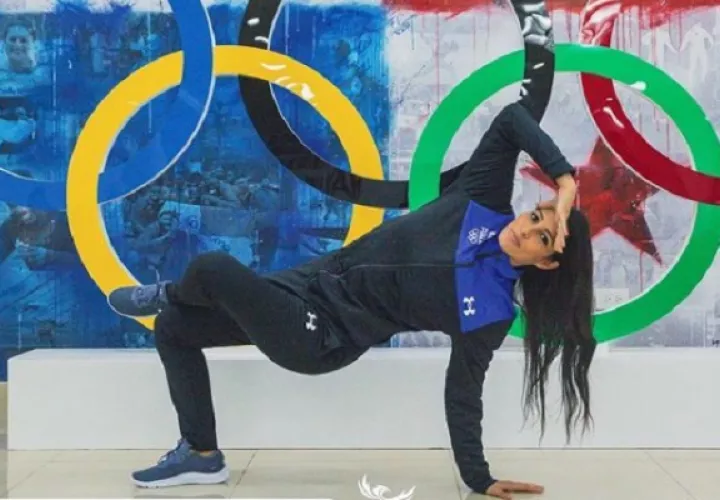 Sherly Tryhane previo a un evento deportivo internacional. Foto: Cortesía/ Comité Olímpico