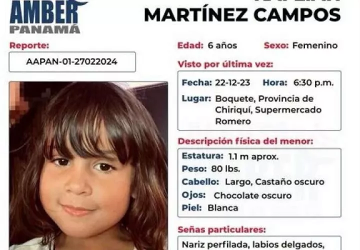 La madre de la niña no la entregó en la fecha correspondiente por lo que se procedió a reportar el caso ante Ministerio Público en Panamá, y autoridades de Costa Rica.
