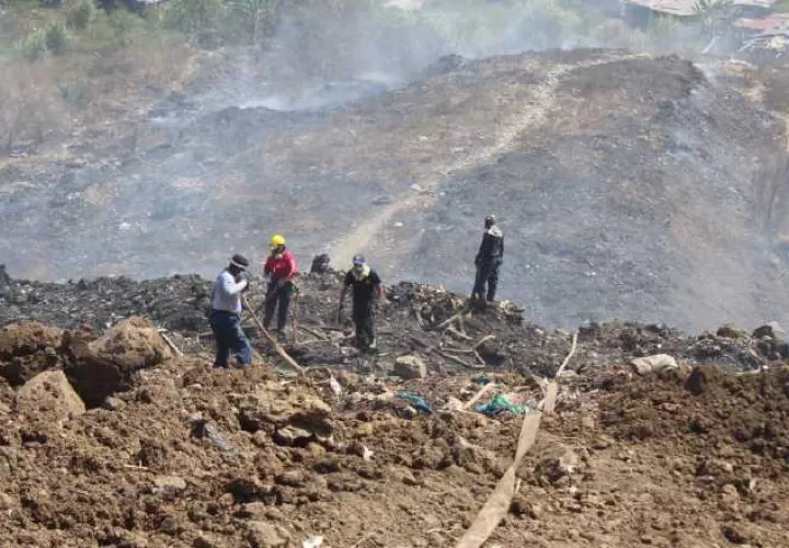 Se han registrado varios incendios en el vertedero de Cerro Patacón. Archivo