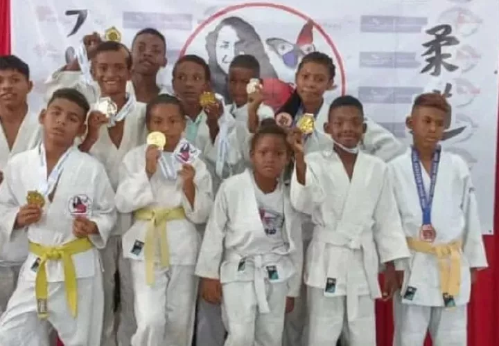 Representación de Colón en judo. Foto: Cortesía