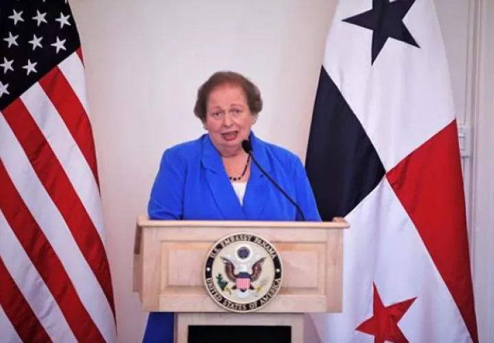  La embajadora de Estados Unidos en Panamá, Mari Carmen Aponte. Foto: EFE