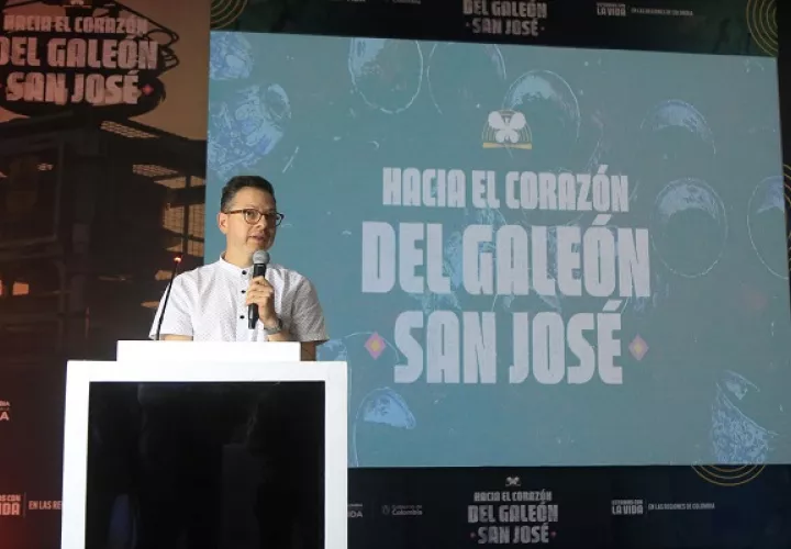 Colombia presentó proyecto científico para explorar pecio del legendario galeón San José. Foto: EFE