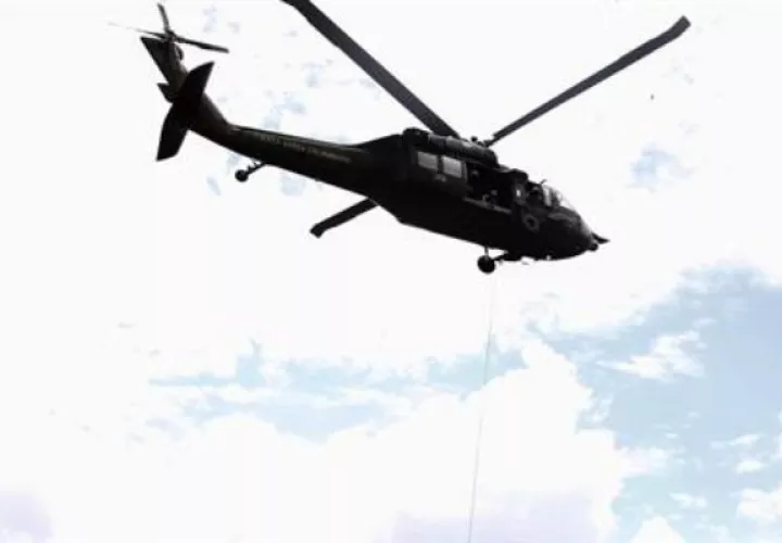 Un helicóptero Black Hawk. Foto: EFE