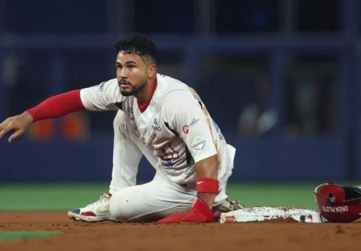 Iván Herrera, jugador de Panamá. Confederación del Caribe