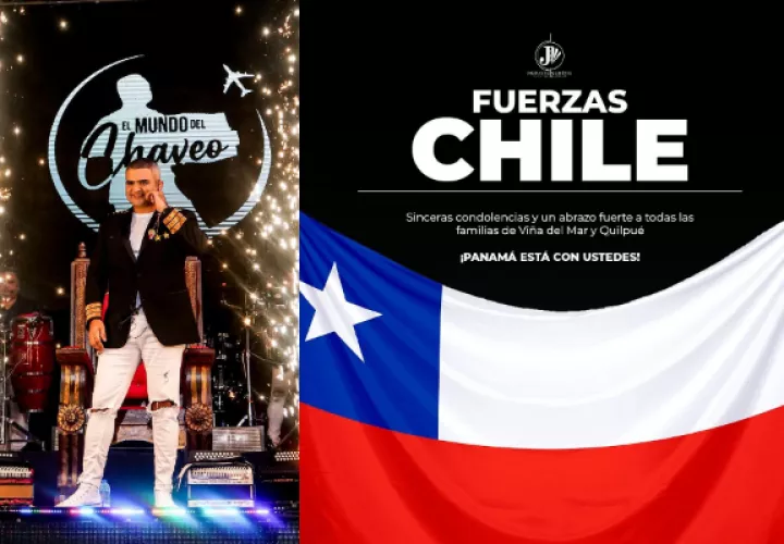 Jhonathan Chávez se solidarizó con Chile. Fotos: Instagram