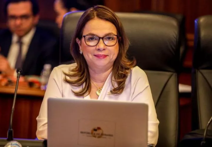 La ministra de Educación Maruja Gorday de Villalobos. Foto: Cortesía Presidencia