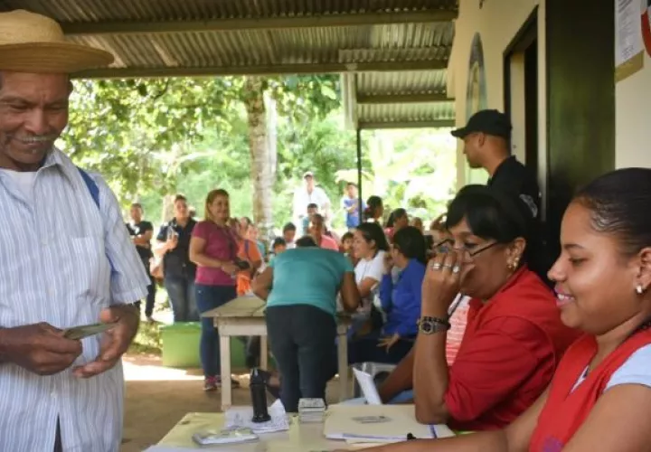 El desembolso en este primer pago de 2024 por Tarjeta Clave Social asciende a B/. 49,709,790. Foto: Cortesía