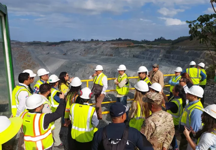 Visitas en el proyecto ce Cobre Panamá.