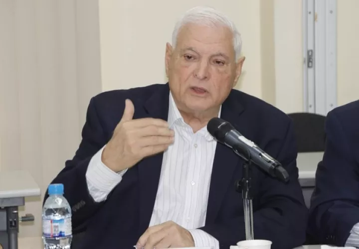 Ricardo Martinelli expuso este lunes las constantes violaciones al debido proceso que ha sufrido. Foto: Víctor Arosemena