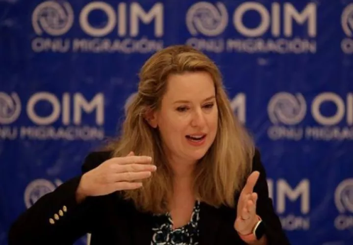 La directora general de la Organización Internacional para las Migraciones (OIM), Amy Pope. Foto: EFE