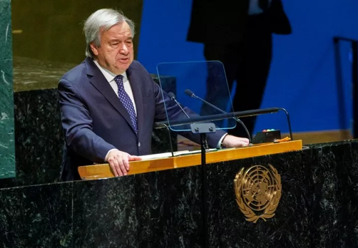 Guterres recordó que los conflictos armados en el mundo tienen atrapados a millones de personas. Foto: EFE