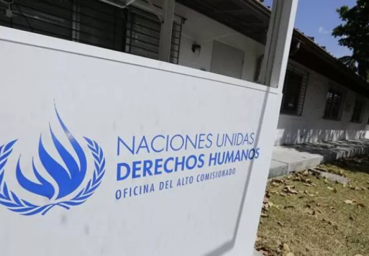 Vista exterior de la oficina del Alto Comisionado de las Naciones Unidas para los Derechos Humanos en Panamá. Foto: EFE