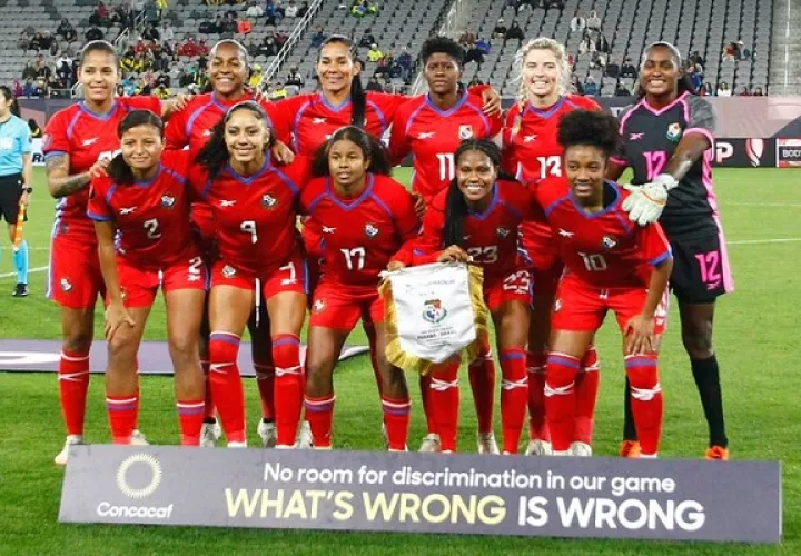 Panamá fue derrotada por Brasil por 5-0. Foto; Fepafut