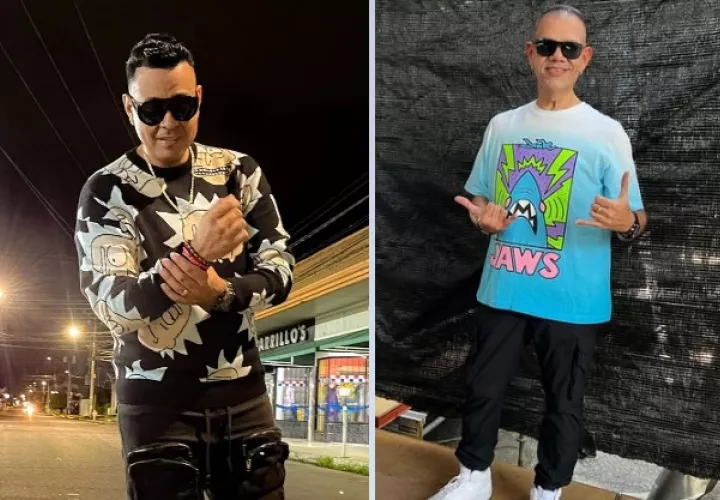 Real Phantom y el fallecido Rolo De León. Foto: Instagram