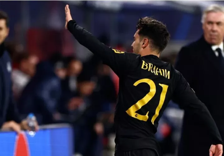Brahim Díaz anotó el gol del triunfo del Real Madrid. Foto: EFE