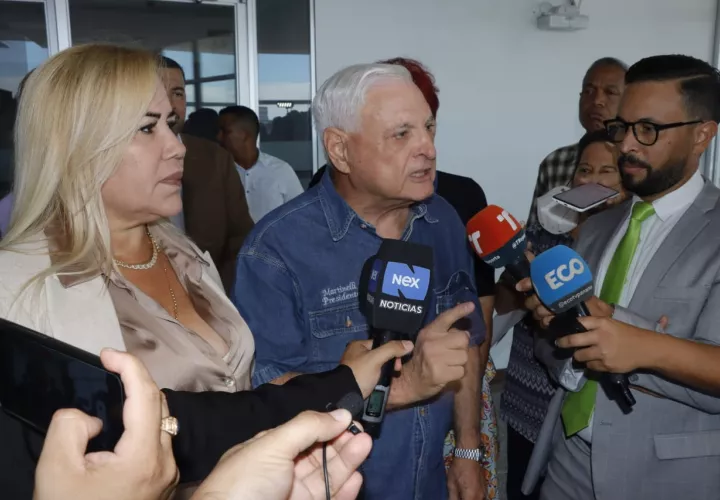 Candidato presidencial, Ricardo Martinelli.
