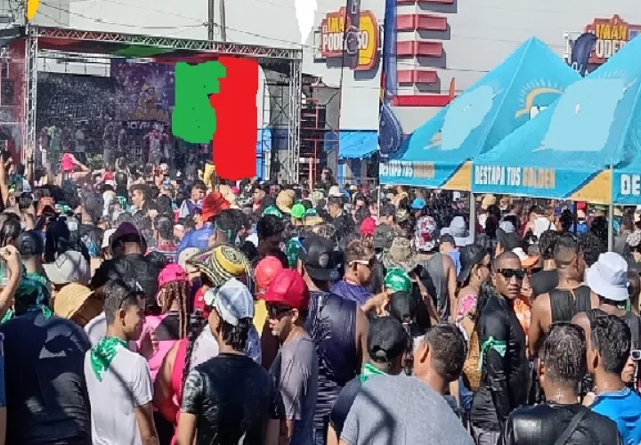 La Placita de Santiago, se quedó pequeña para la cantidad de personas que visitaron el lugar para disfrutar de los culecos. Foto. Melquíades Vásquez