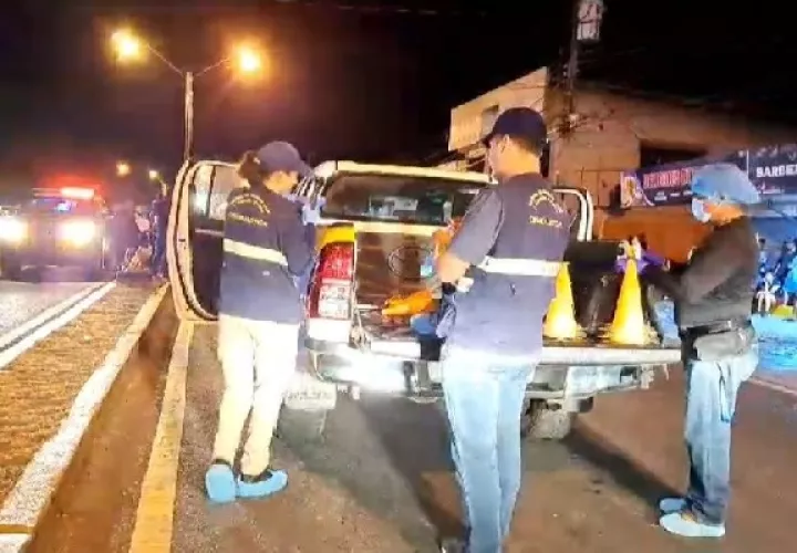 Con esta nueva víctima la estadística se eleva a cinco la cifra de muertes por accidentes de tránsito en la provincia de Veraguas. Foto. Melquiades Vásquez