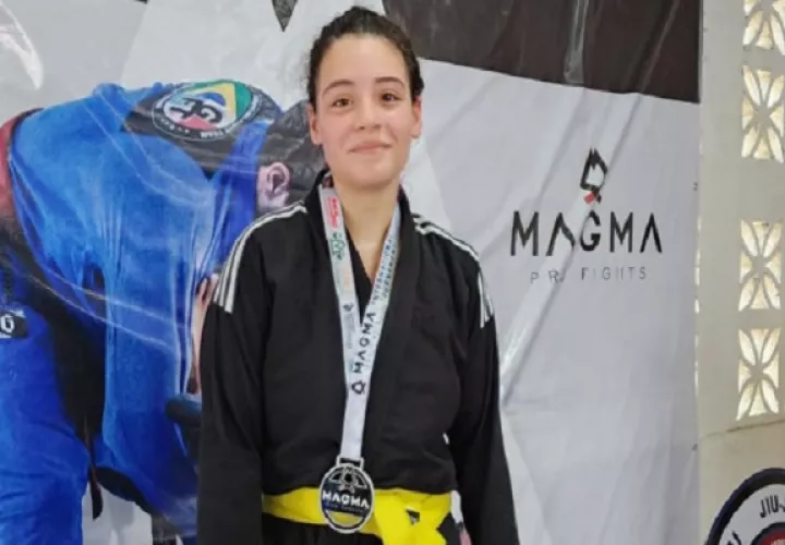 Victoria de León atleta de  Jiu Jitsu.  Foto: Cortesia