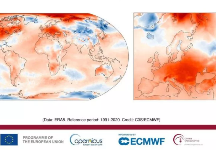Febrero fue el mes más cálido a nivel mundial desde que existen registros, dice Copernicus. Foto: EFE