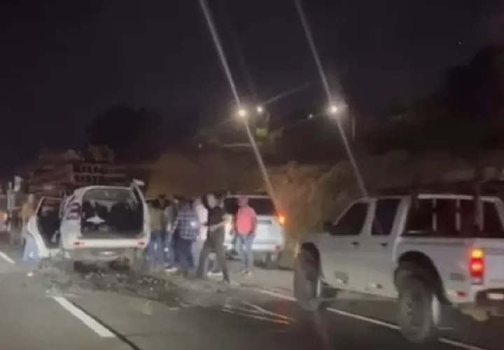Este suceso ocurrió antes del peaje de Buena Vista con dirección a la ciudad de Panamá.