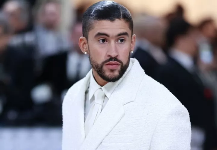 Bad Bunny fue uno de los asistentes a la 2023 Met Gala, en el Metropolitan Museum of Art's Costume Institute, de Nueva York. Foto: EFE