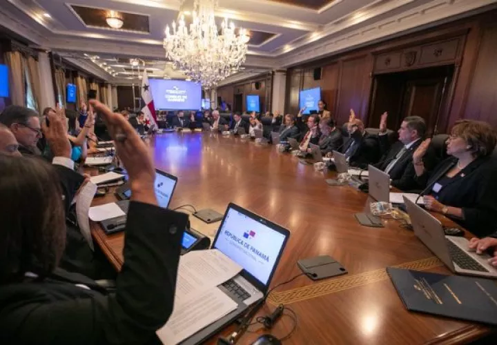 Consejo de Gabinete. Foto: Cortesía Presidencia 
