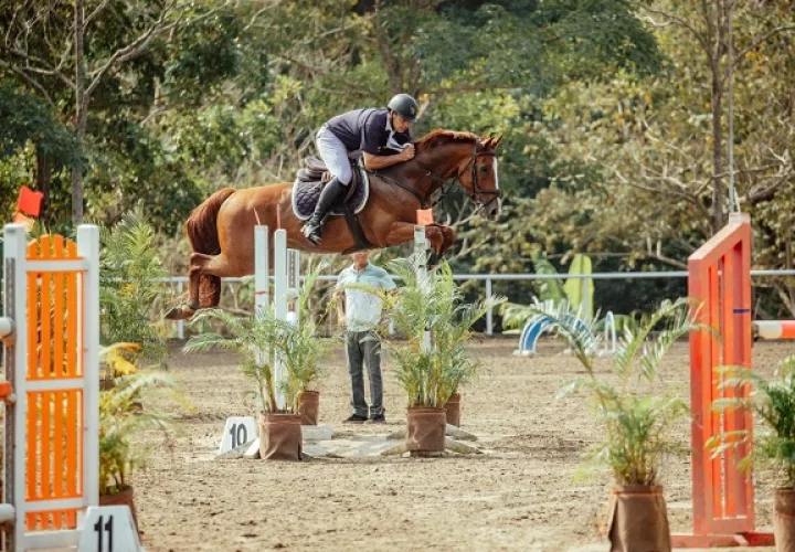 El torneo de equitación fue muy competitivo. Foto: Cortesía