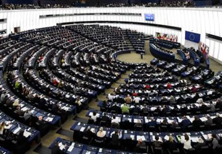  Pleno del Parlamento Europeo en Estrasburgo.